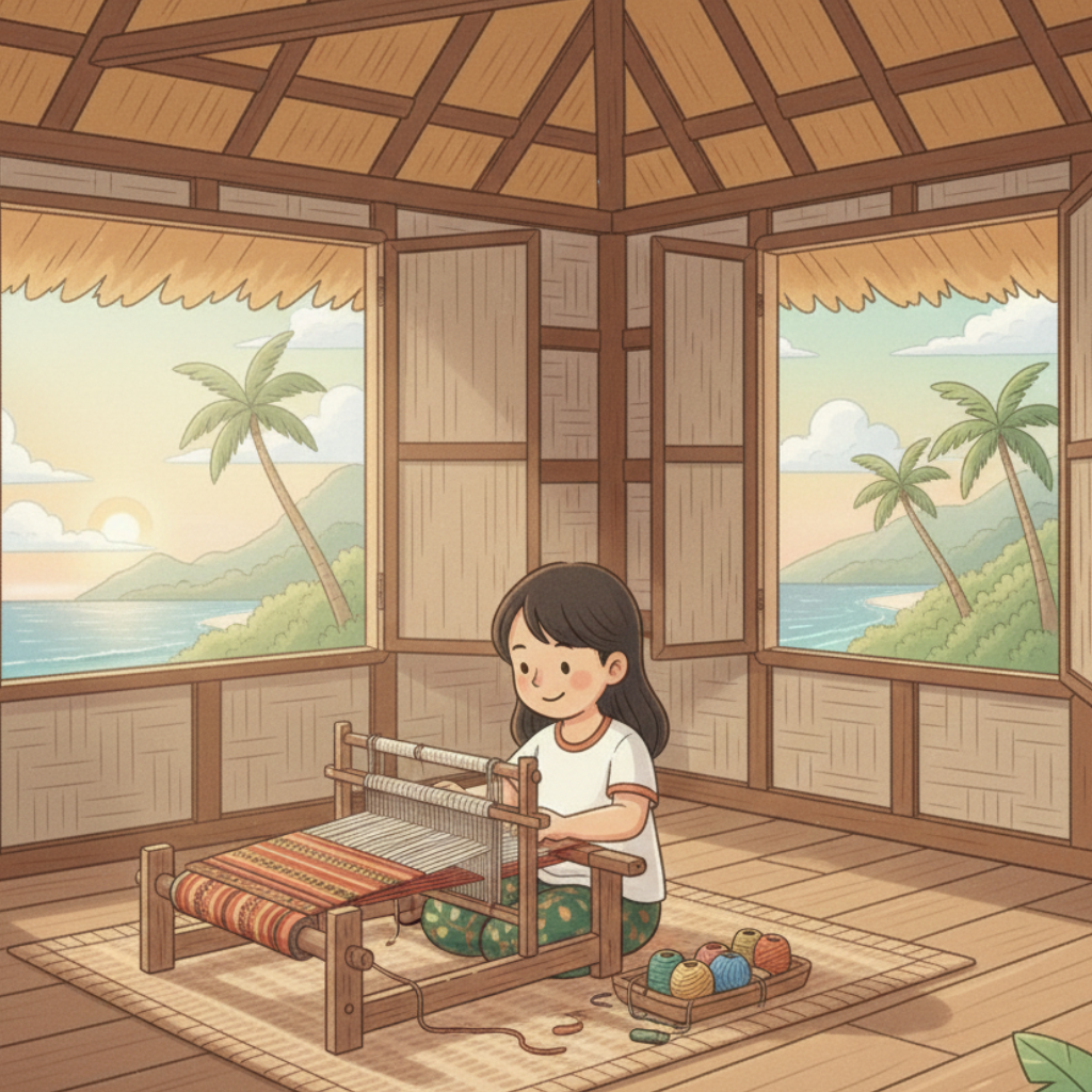 Cerita anak tentang tenun Lampung