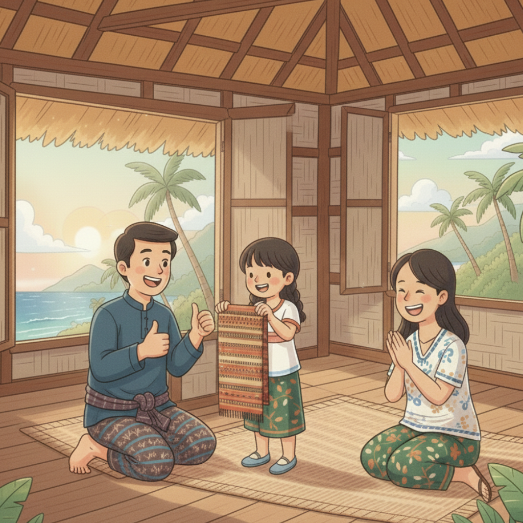 Cerita anak tenun Lampung