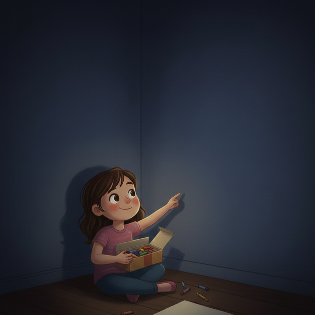 Cerita anak gambar di dinding