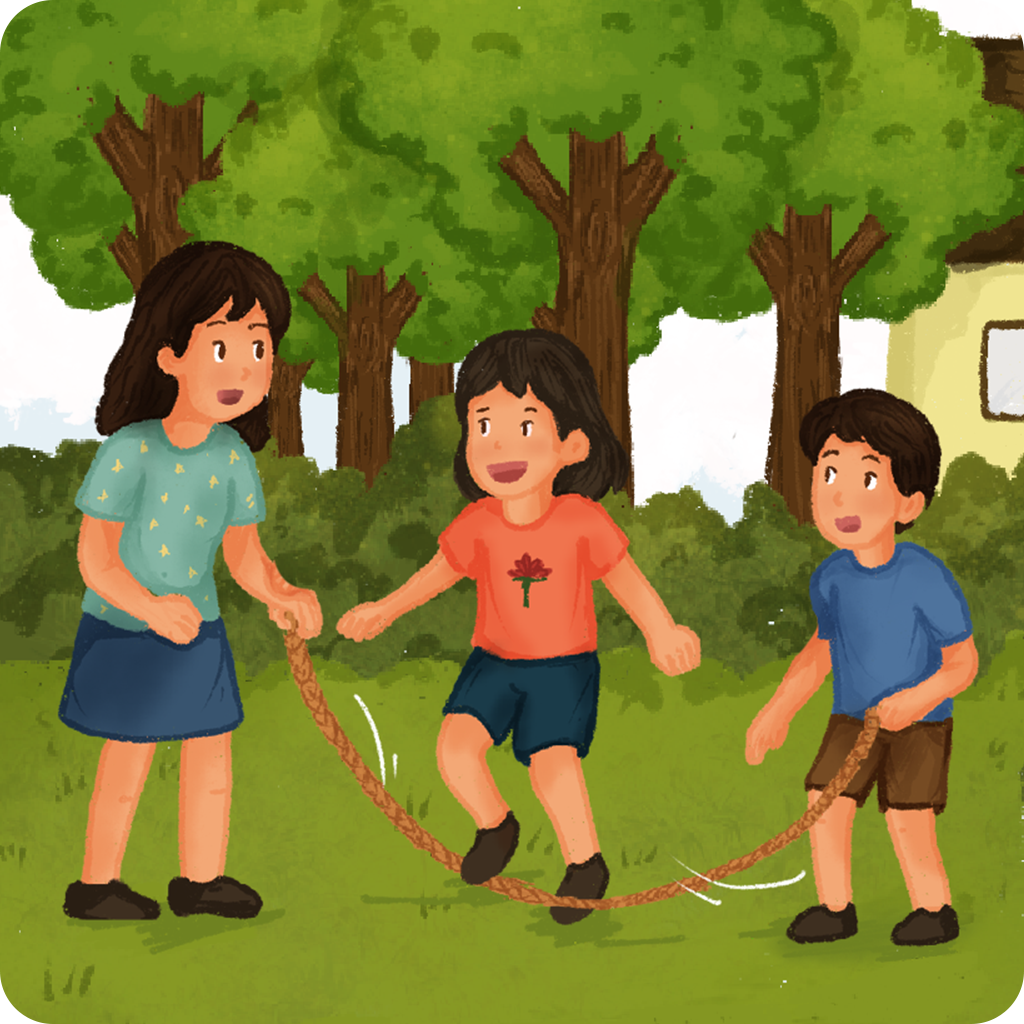 Cerita Anak Bermain Lompat Tali Karet