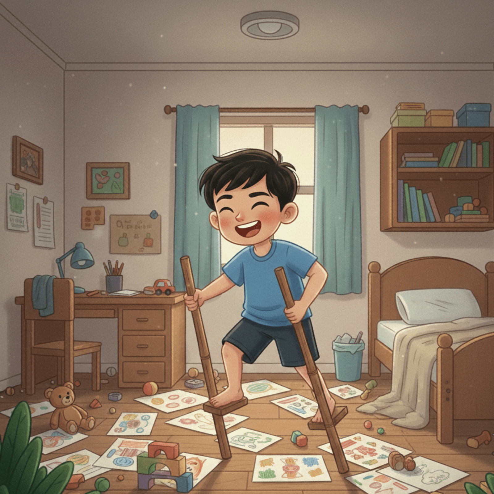 Cerita Anak tentang Egrang