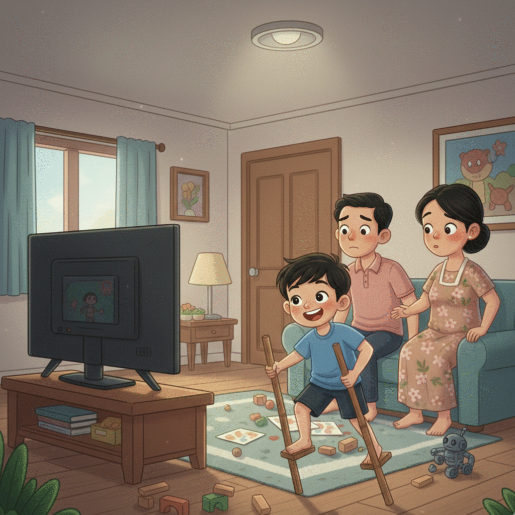 Cerita Anak tentang Egrang