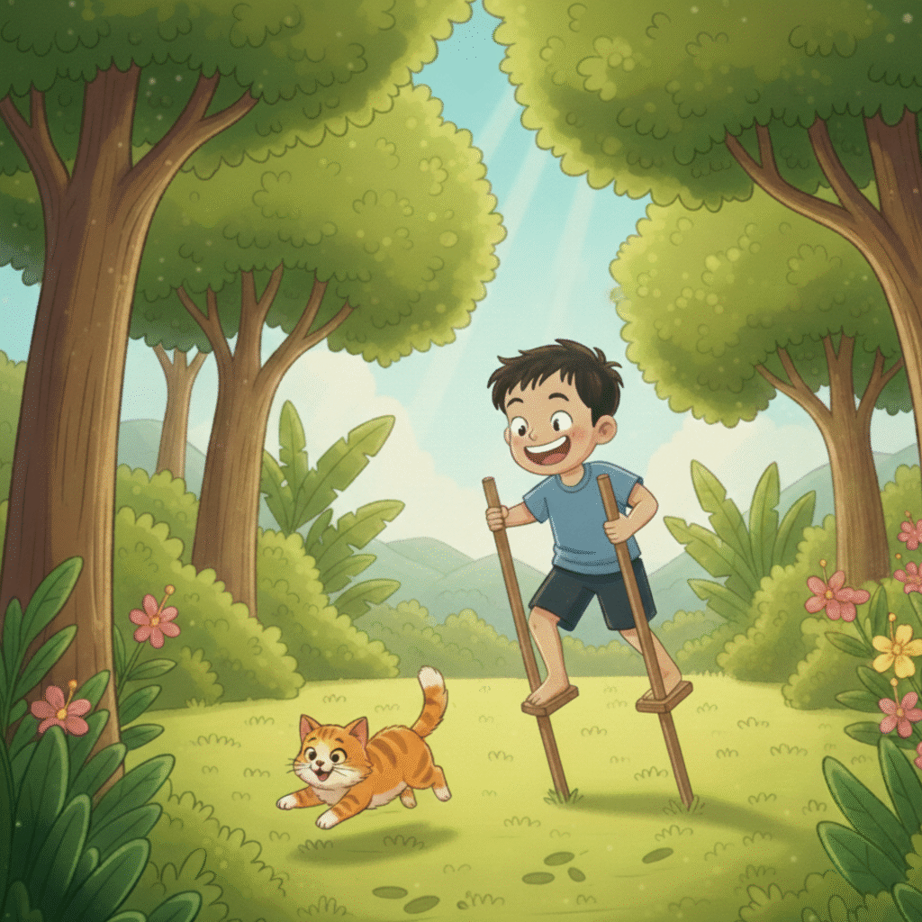 Cerita Anak tentang Egrang