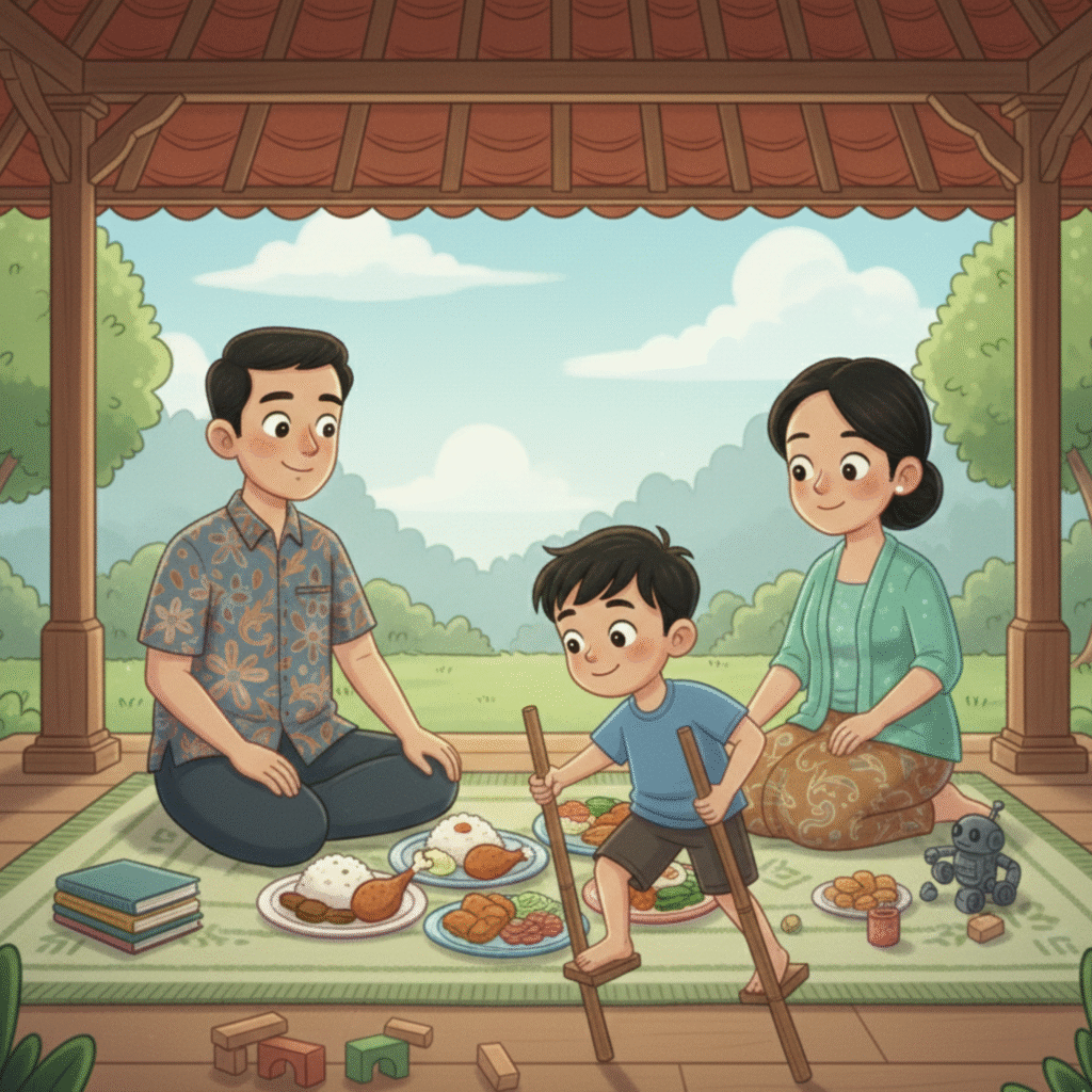 Cerita Anak tentang Egrang